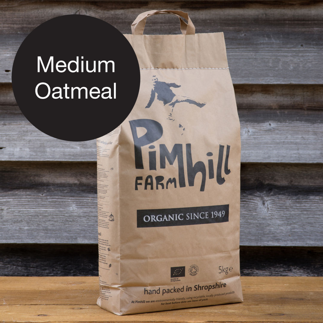 Medium Oatmeal Pimhill Farm Organic Oats Cereals